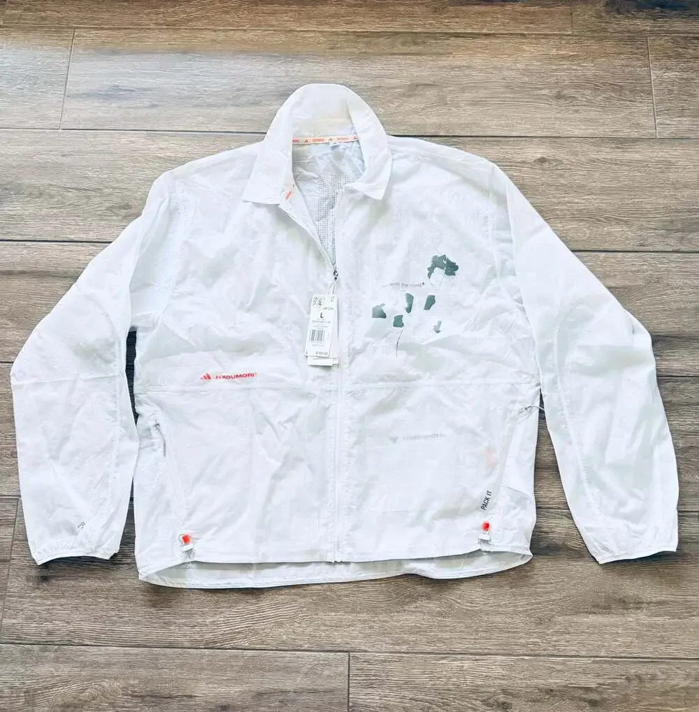 Adidas x H.Koumori Adi365 Running Packable Coach Jacket JM1206 Sz L Men Rare!!
